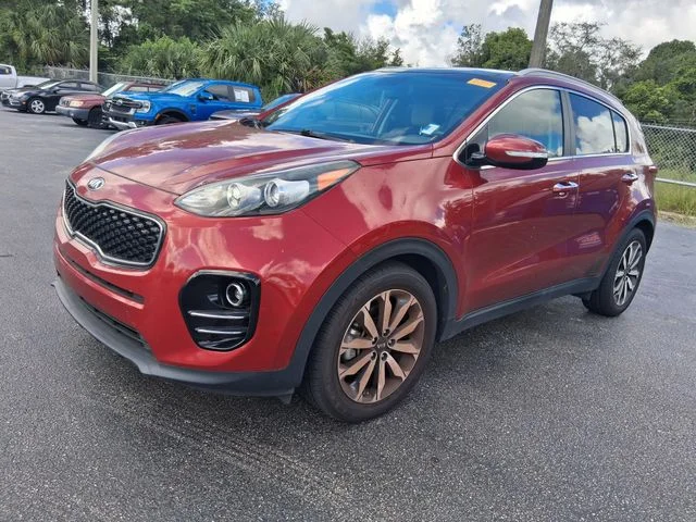 Used 2017 Red Kia EX image 2