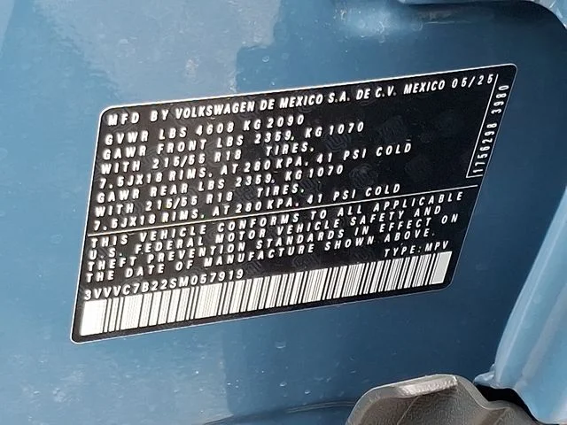 New 2025 Blue Volkswagen 1.5T SE image 17
