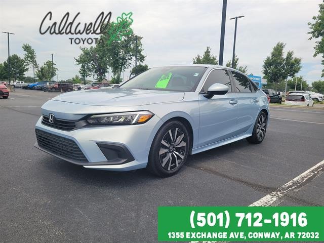 Morning Mist Metallic 2023 Honda Civic EX FWD Sedan Front-Wheel Drive 