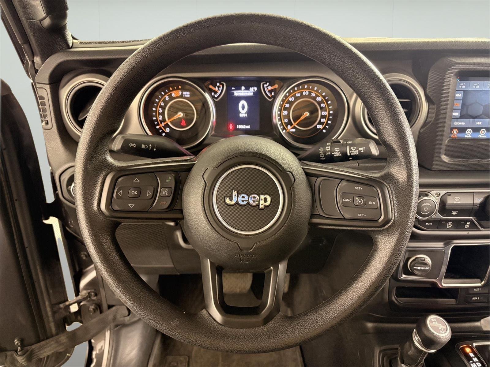 Used 2023 Granite Crystal Metallic Clearcoat Jeep Willys Sport image 21