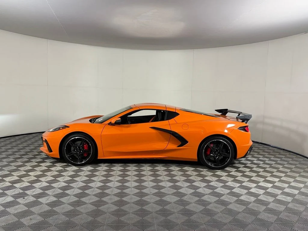 Used 2023 Orange Chevrolet Stingray 1LT image 10