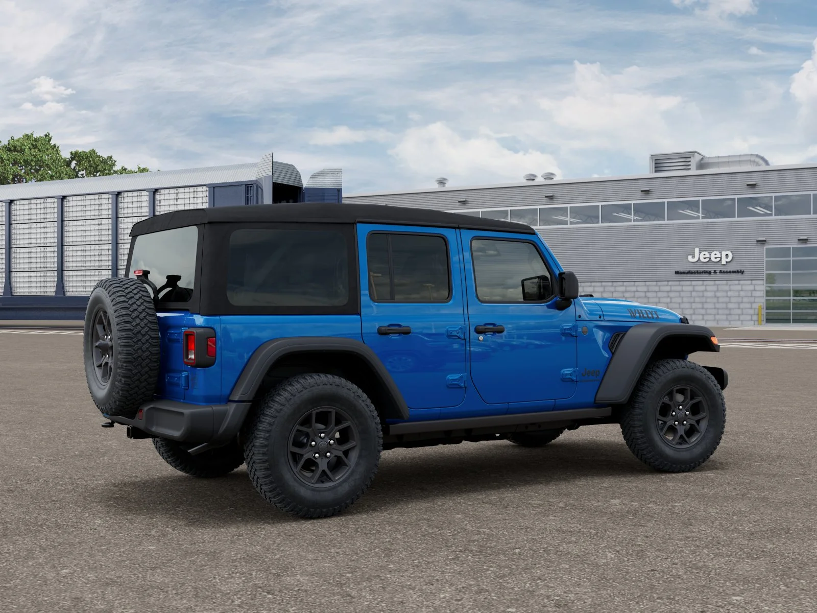 New 2027 Hydro Blue Pearlcoat Jeep Willys image 2