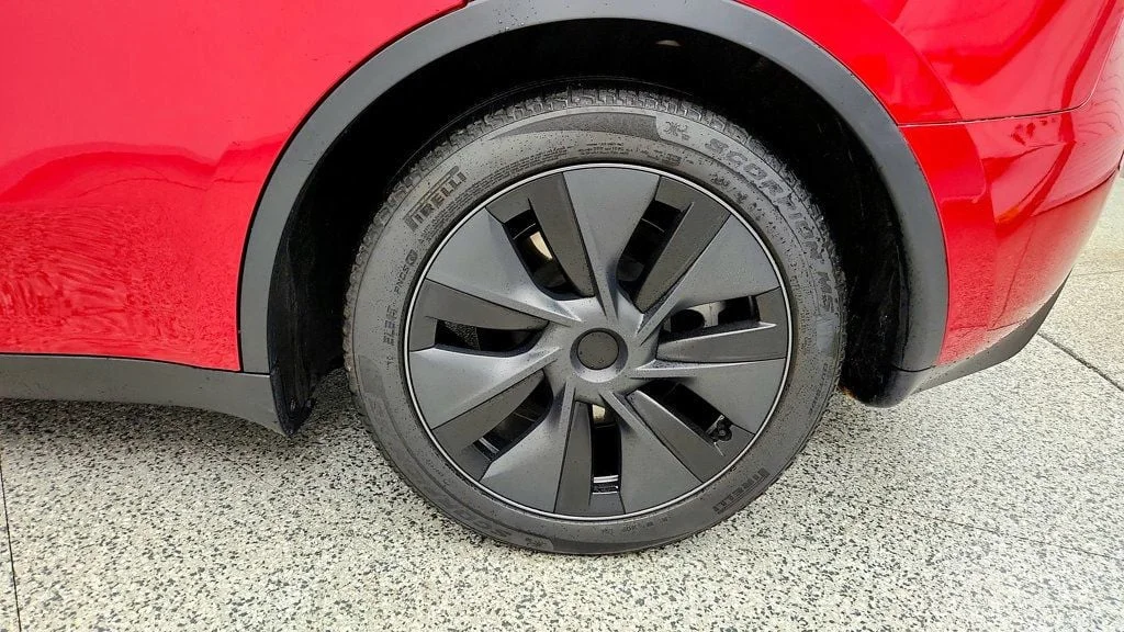 Used 2024 Ultra Red Tesla Long Range AWD w/ Premium White Interior image 9
