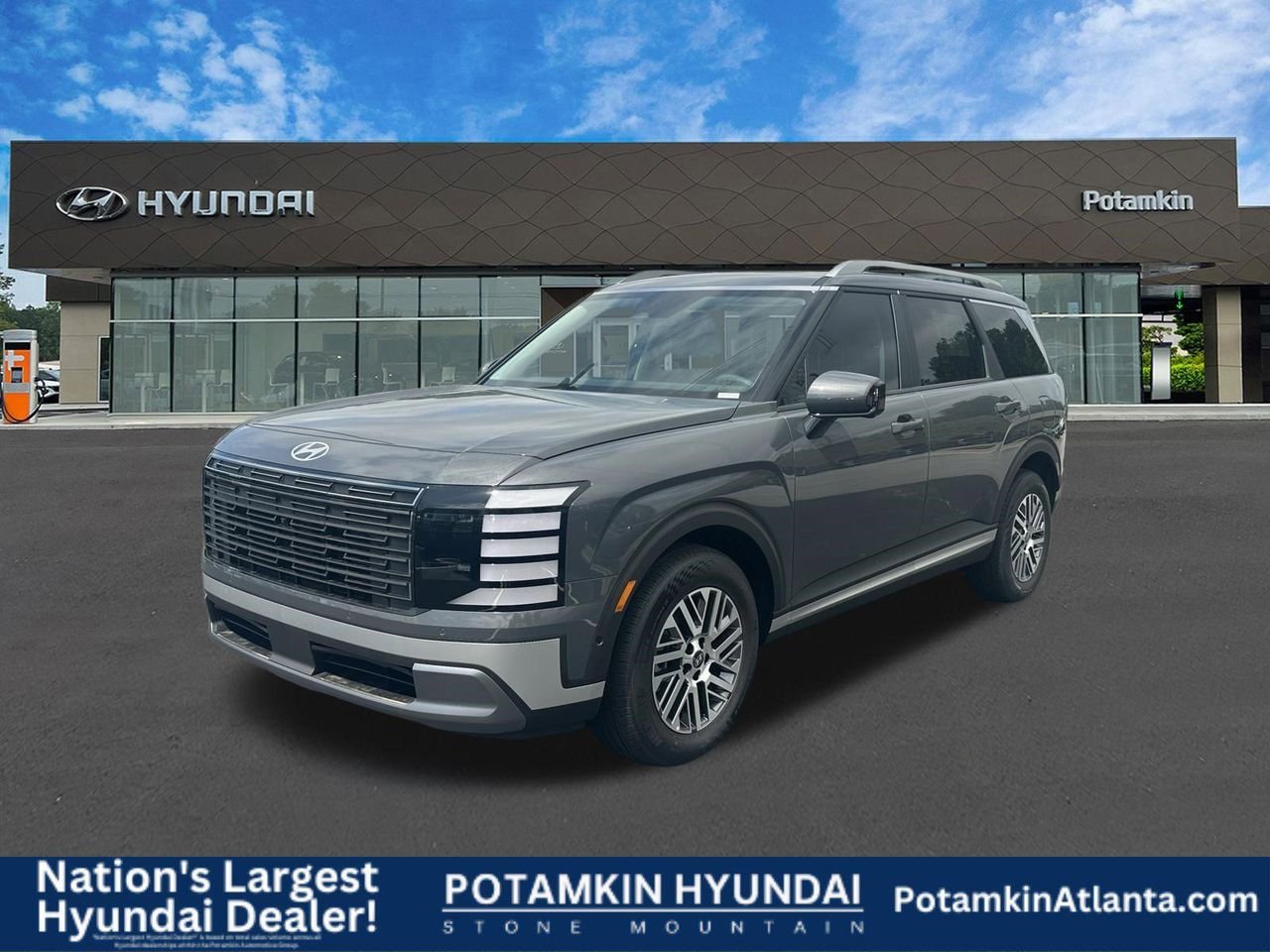 New 2026 Ecotronic Gray Pearl Hyundai SEL Premium 7P image 1