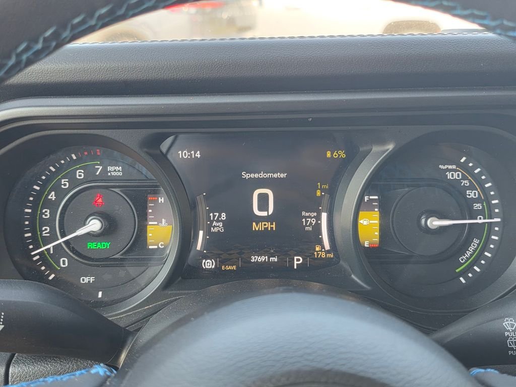 Used 2024 Silver Jeep Rubicon 4xe image 38