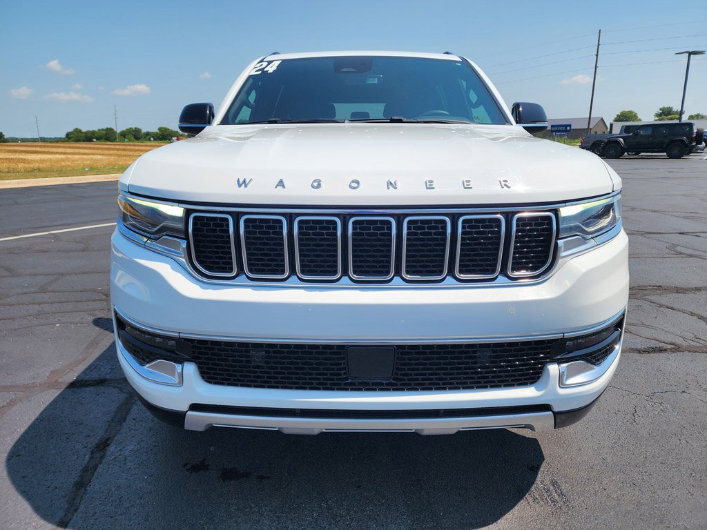 Used 2024 Bright White Clearcoat Jeep Series II image 2
