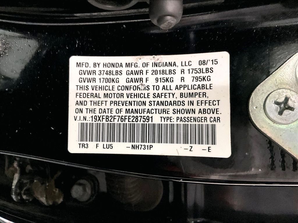 Used 2015 Black Honda SE image 32