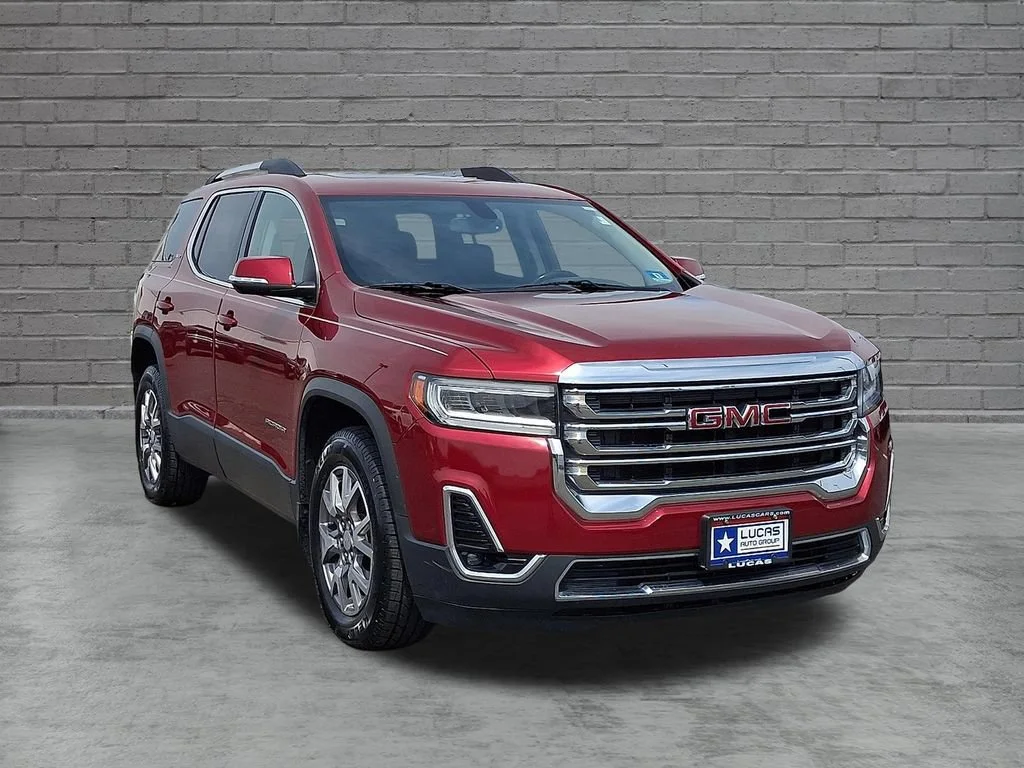 Used 2020 RED QUARTZ TINTCOAT GMC SLT image 2