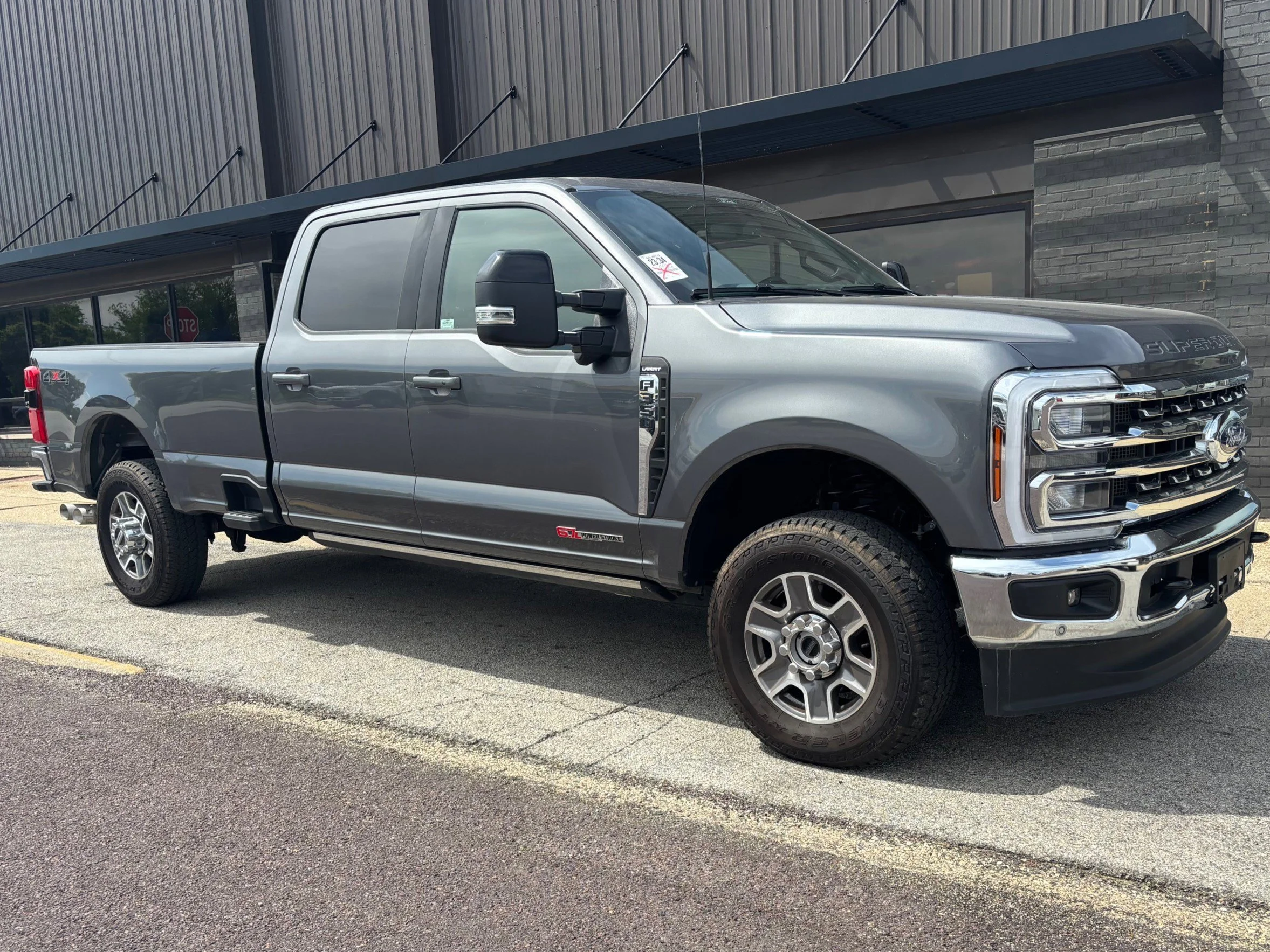 Used 2025 Carbonized Gray Metallic Ford LARIAT image 3