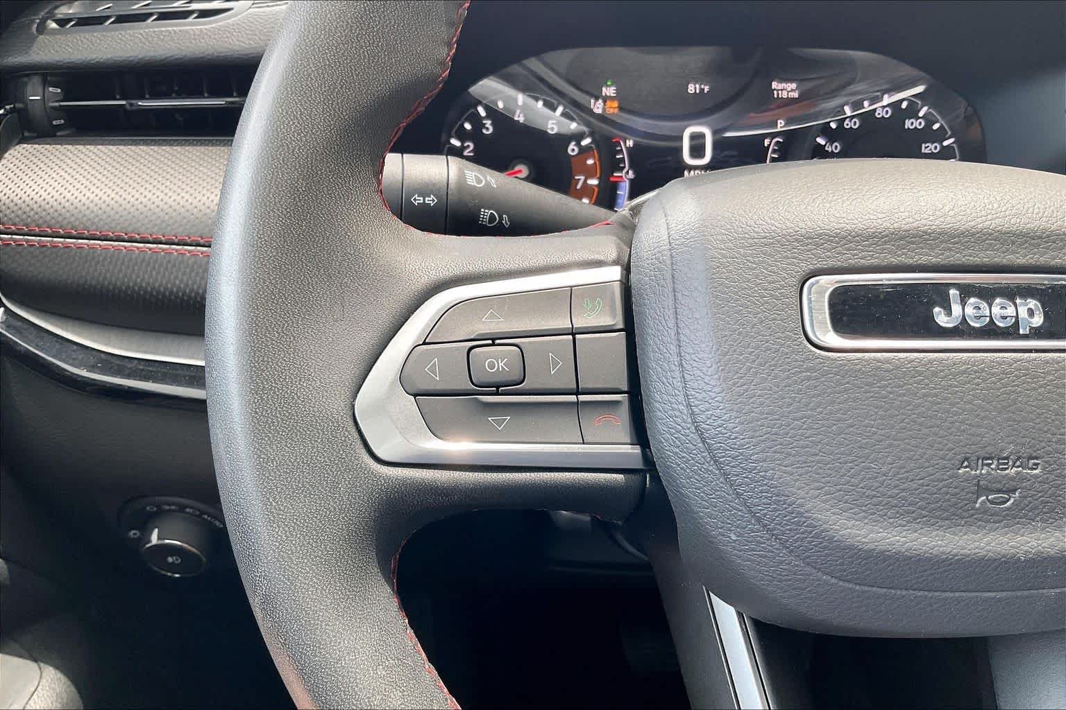 Used 2025 Bright White Clearcoat Jeep Trailhawk image 22