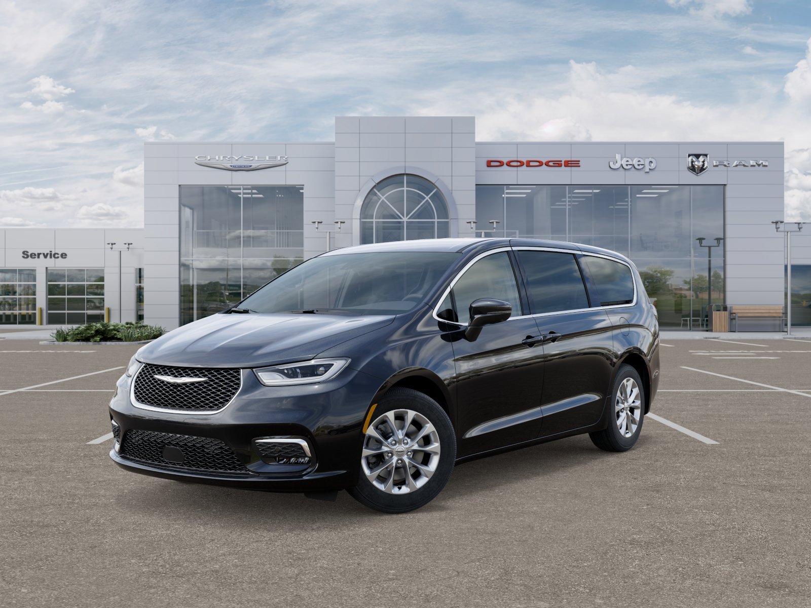 New 2026 Diamond Black Crystal Pearl-Coat Exterior Paint Chrysler Select image 27