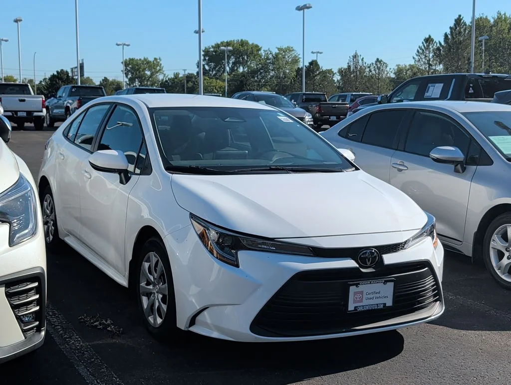 Certified 2024 Toyota Corolla LE with VIN 5YFB4MDE8RP125485 for sale in Minneapolis, Minnesota
