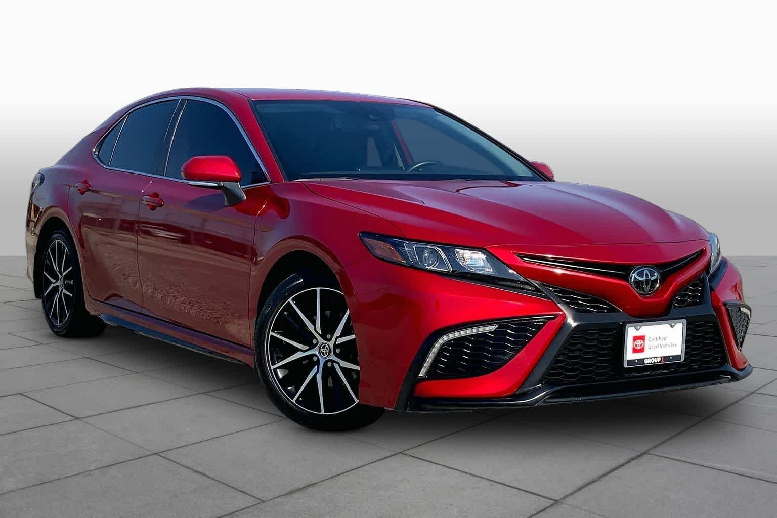 Used 2024 Supersonic Red Toyota SE image 3