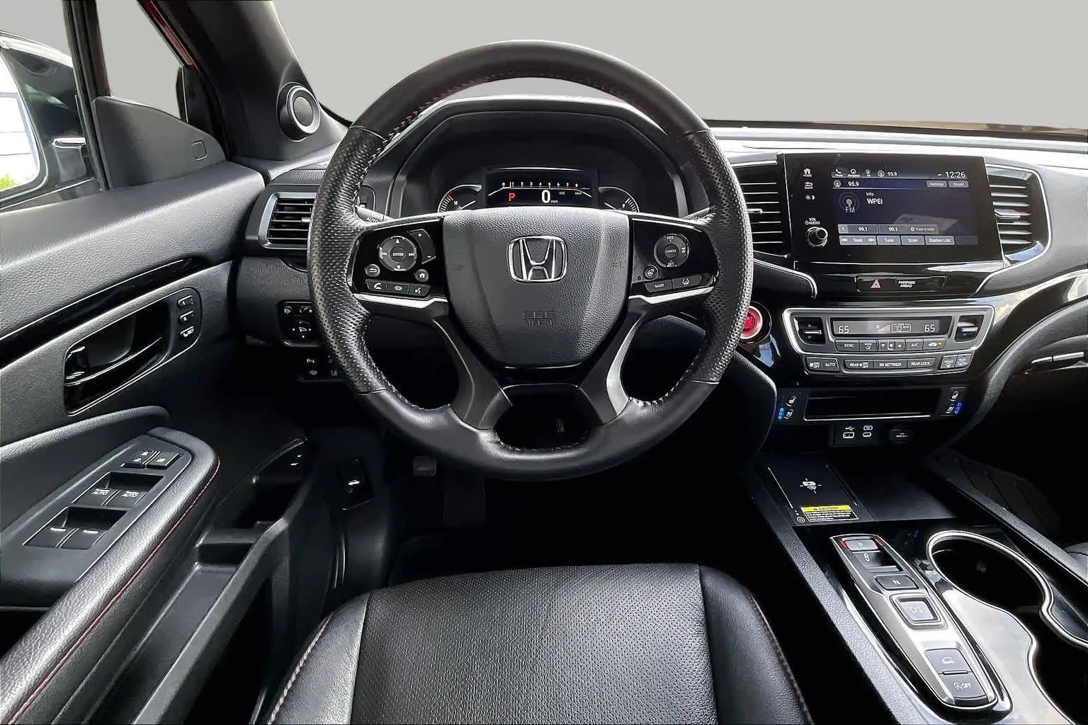 Used 2024 Radiant Red Metallic II Honda Black Edition image 6