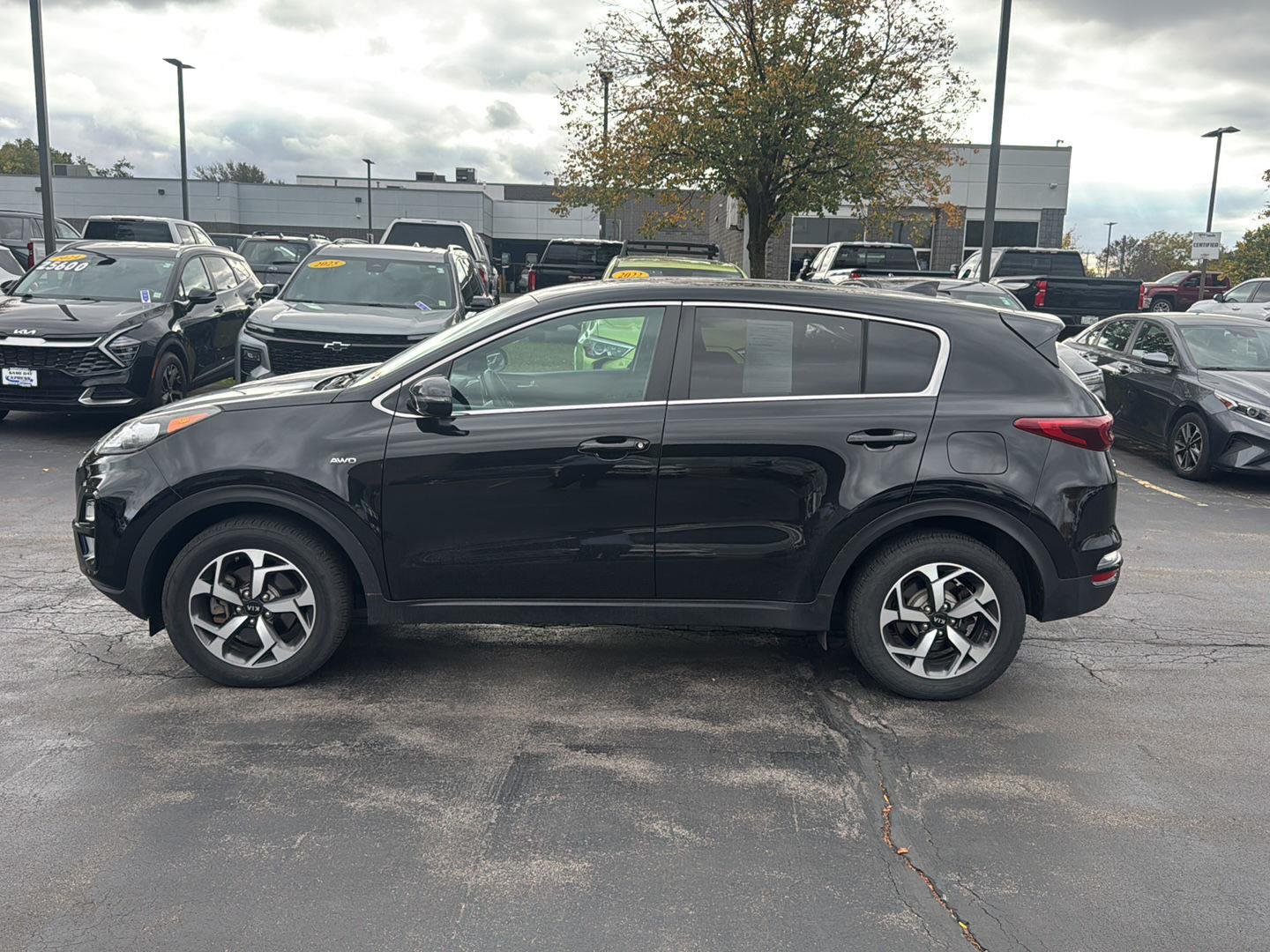 Used 2021 Black Cherry Kia LX image 6