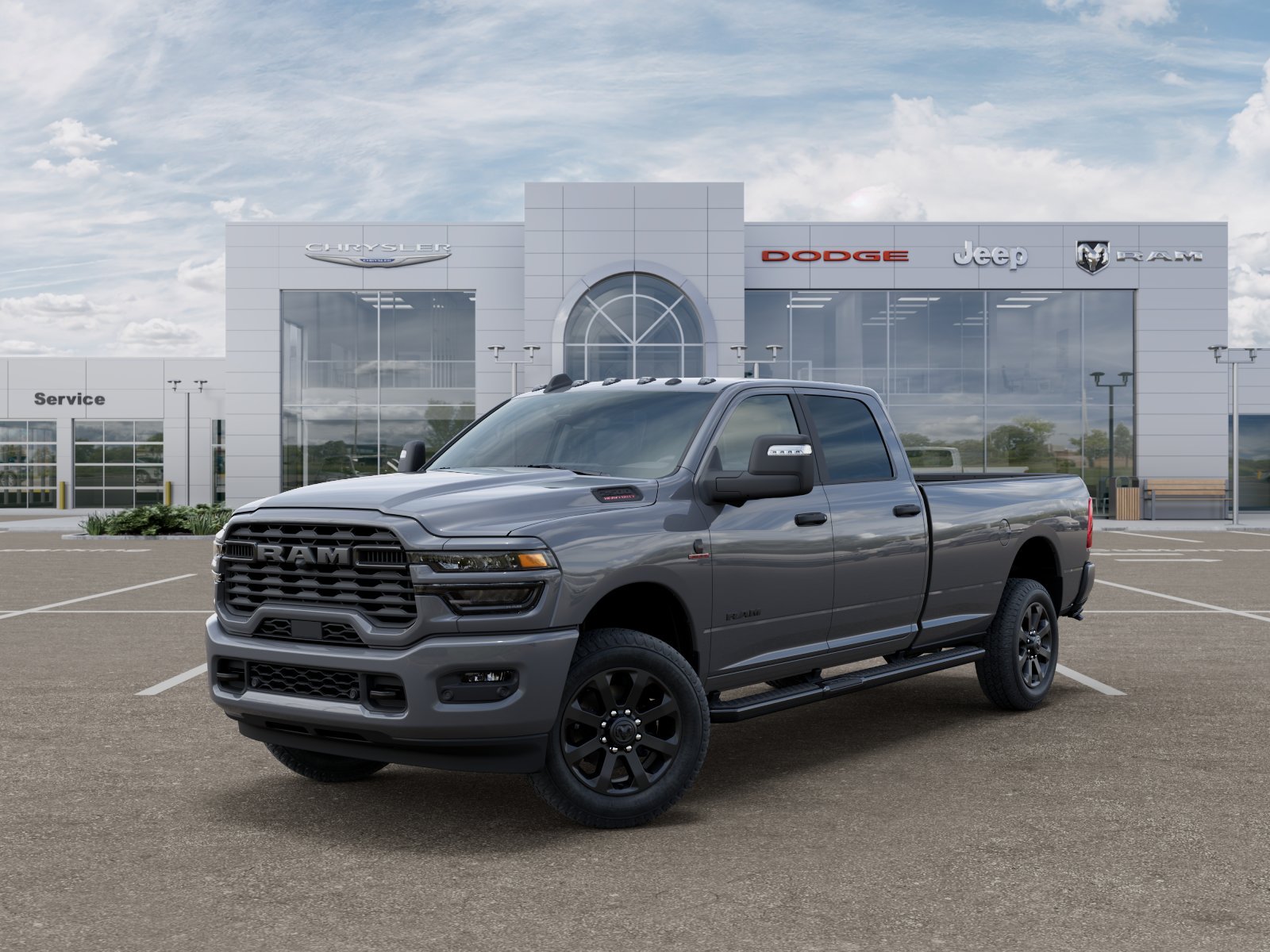 New 2026 Ceramic Gray Clear-Coat Exterior Paint RAM Big Horn image 28