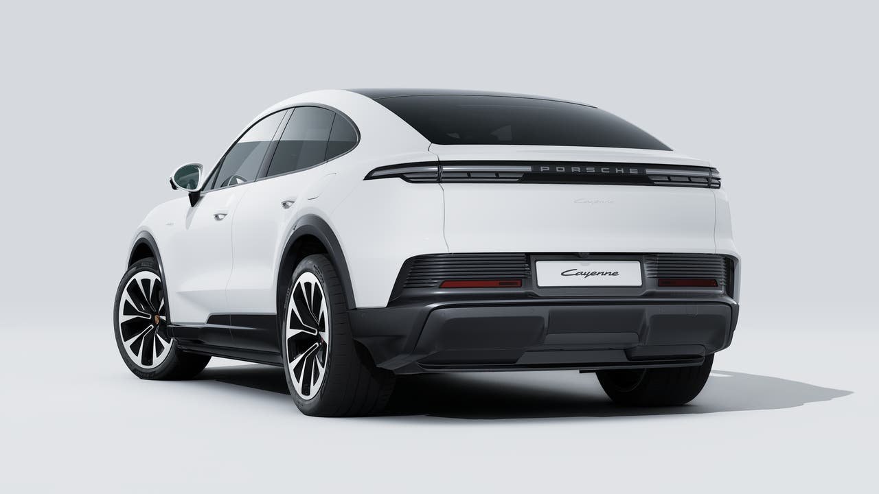 New 2026 White Porsche Coupe Electric image 3