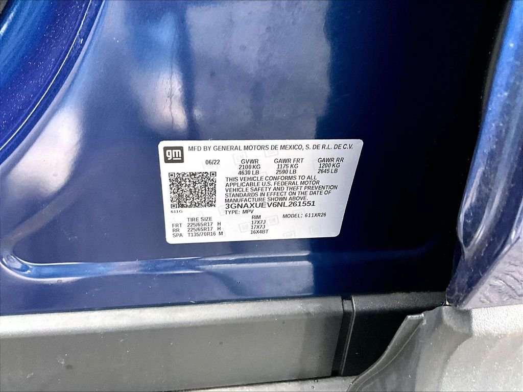 Used 2022 Blue Chevrolet LT image 28