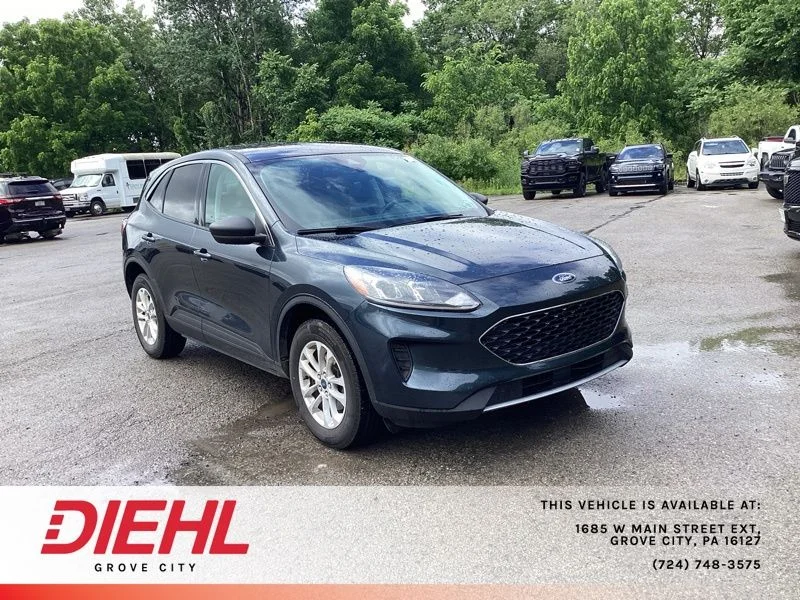Used 2022 Blue Ford SE image 1