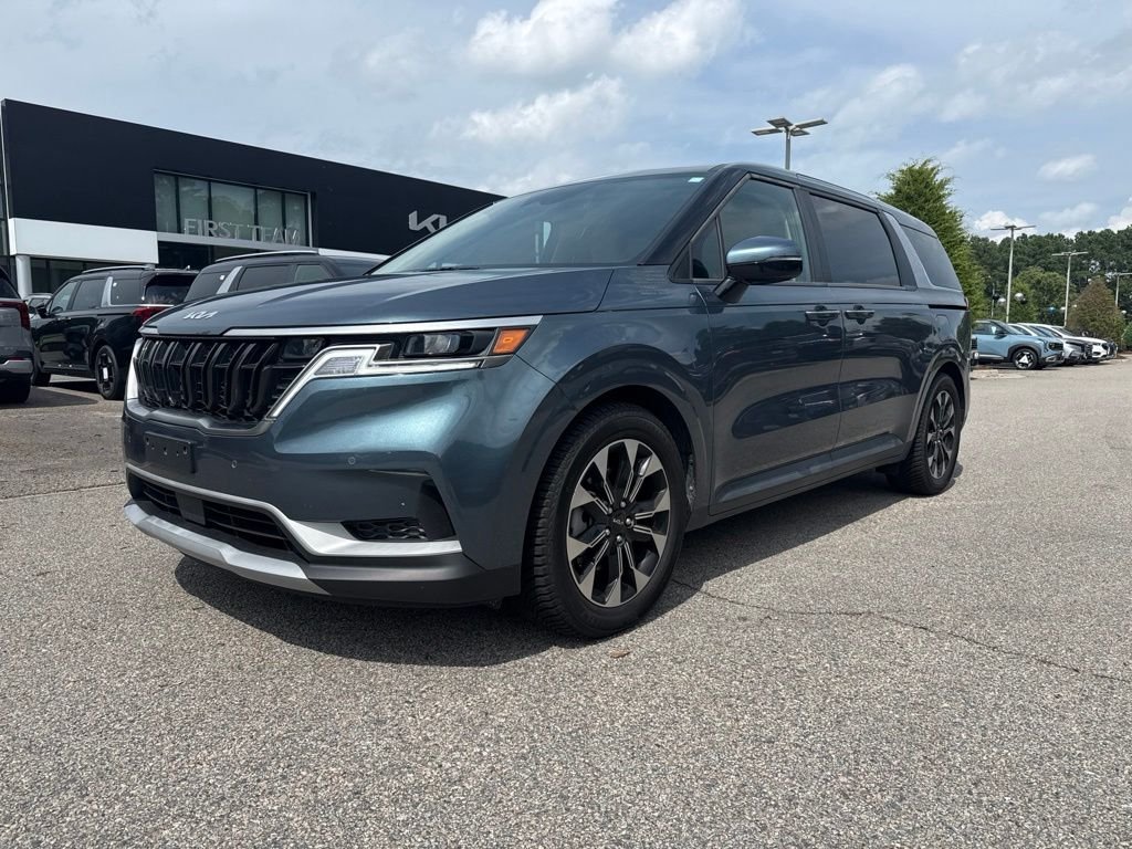 Used 2024 Blue Kia EX image 2