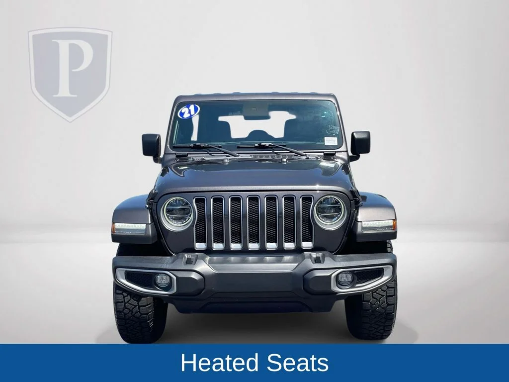 Used 2021 Gray Jeep Unlimited Sahara image 3