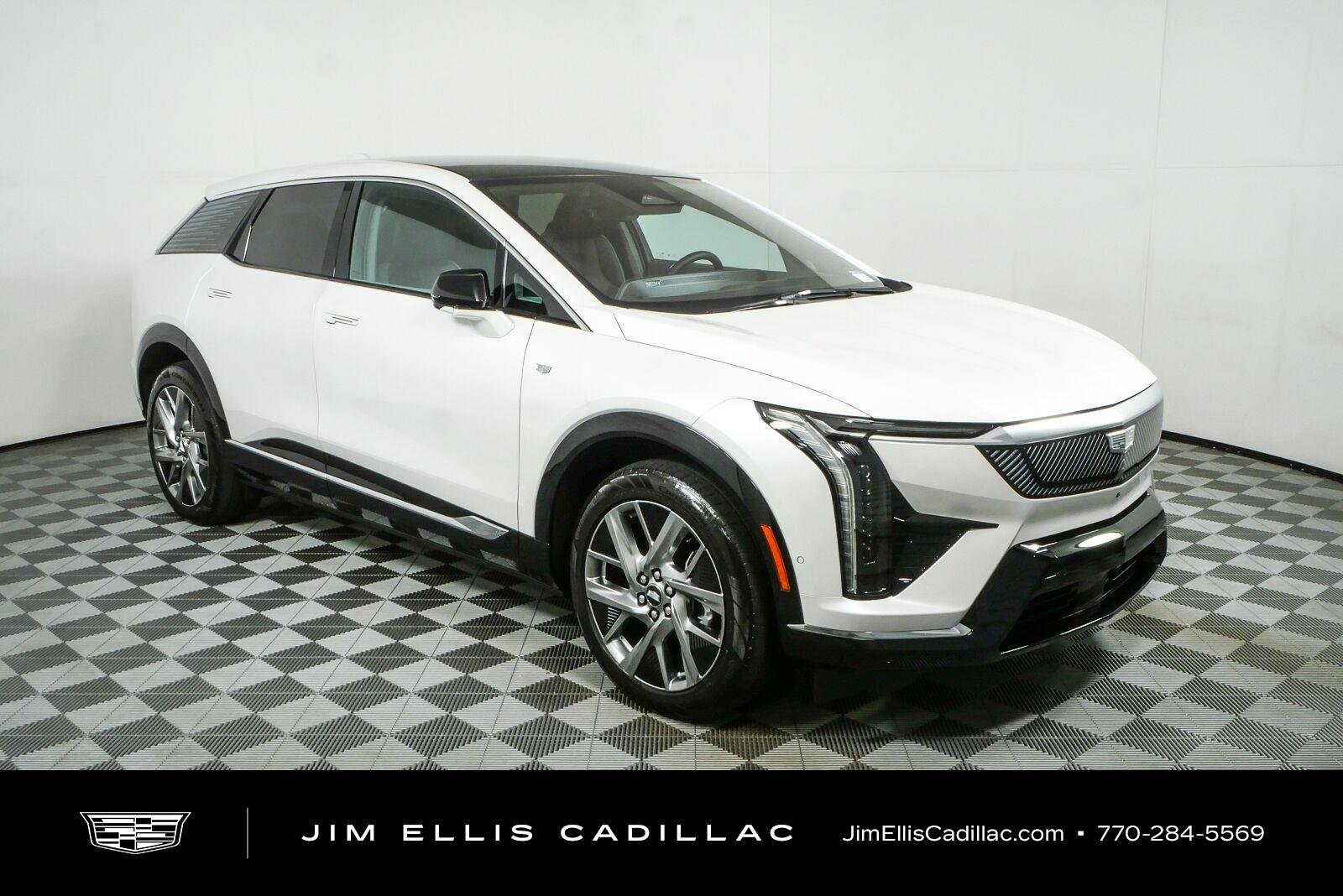 Used 2025 Crystal White Tricoat Cadillac Luxury 1 image 1