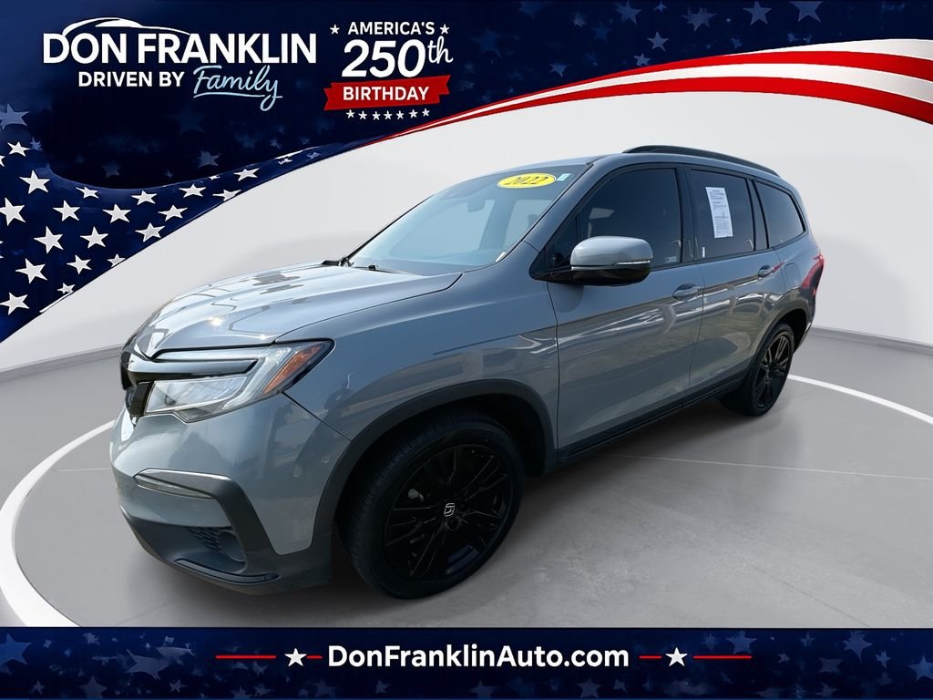 Used 2022 Blue Honda Black Edition image 1