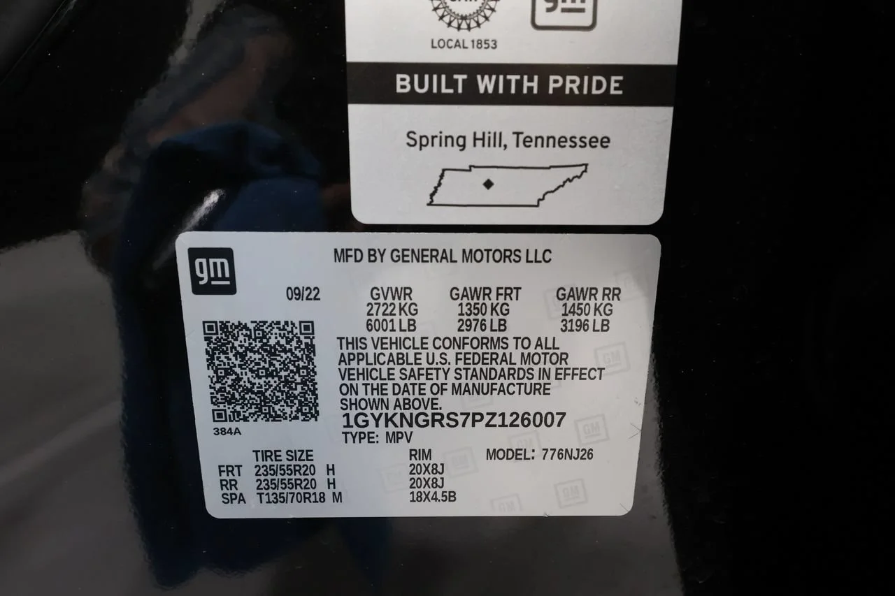 Certified Used 2023 STELLAR BLACK METALLIC Cadillac AWD Sport image 34