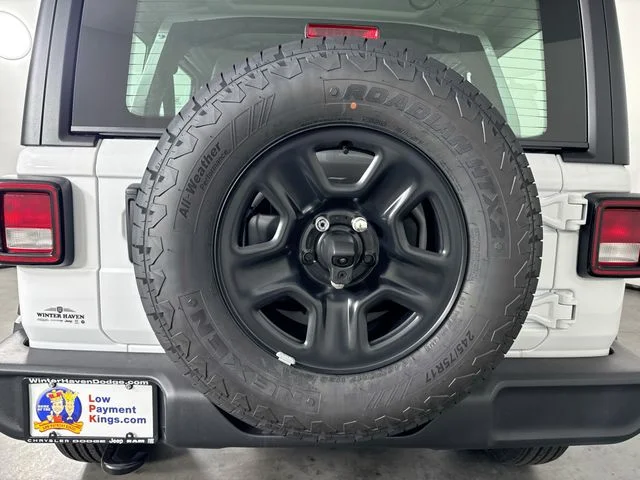 New 2026 Bright White Clear-Coat Exterior Paint Jeep Sport S image 31