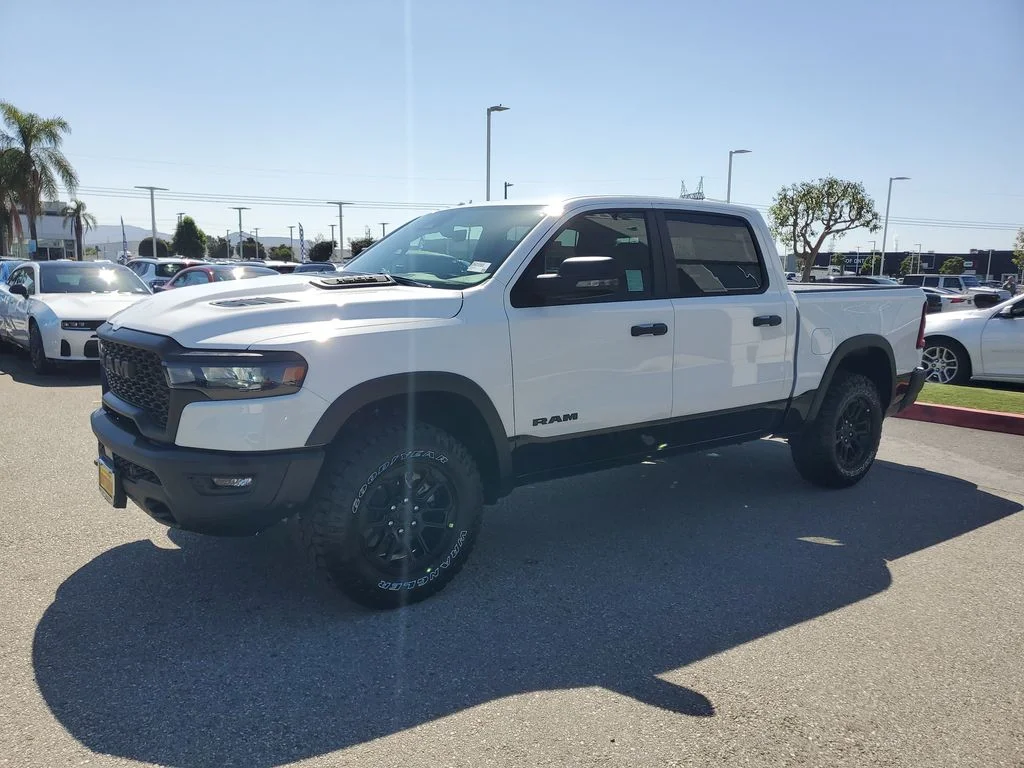 New 2026 Bright White Clear-Coat Exterior Paint RAM Rebel image 8