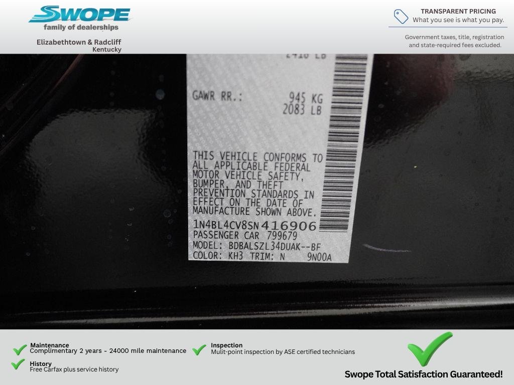 2025 Nissan Altima SR - Photo 22