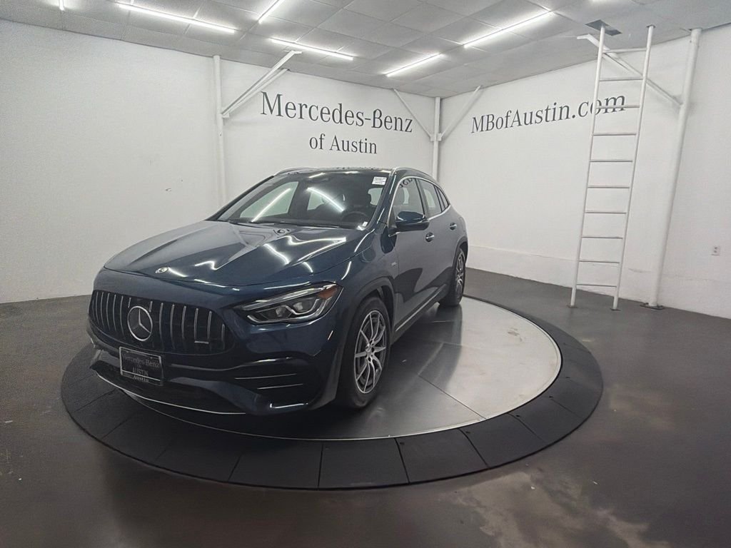 Certified Used 2021 Blue Mercedes-Benz GLA 35 AMG® image 3