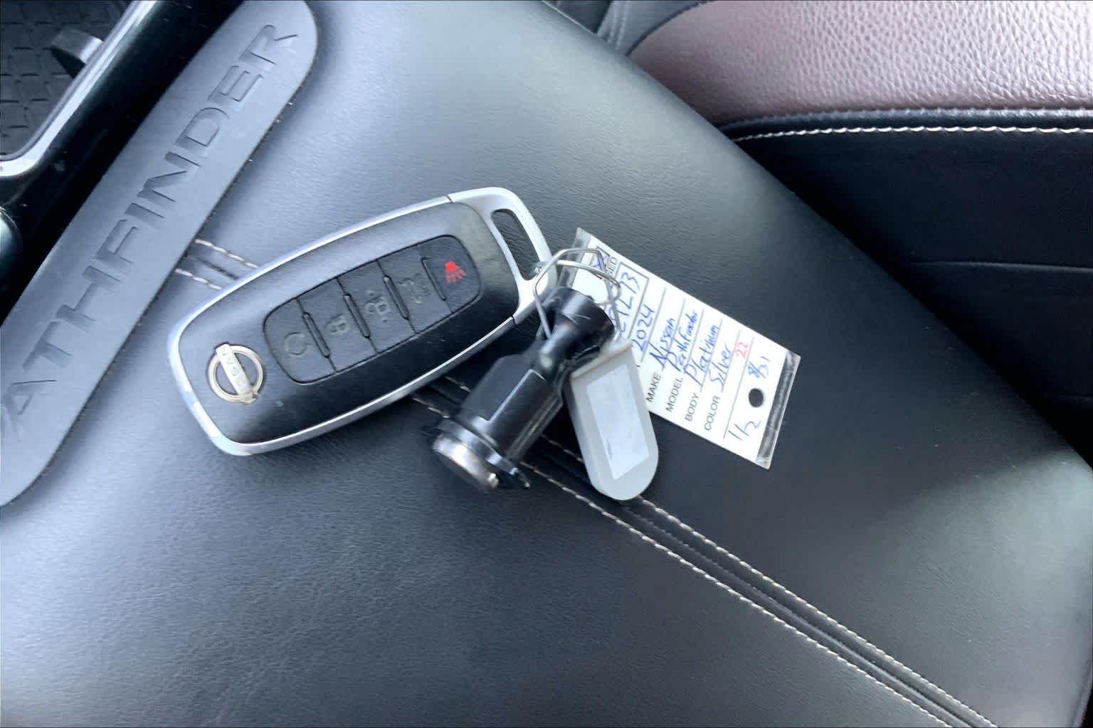 Used 2024 Brilliant Silver Metallic Nissan Platinum image 14