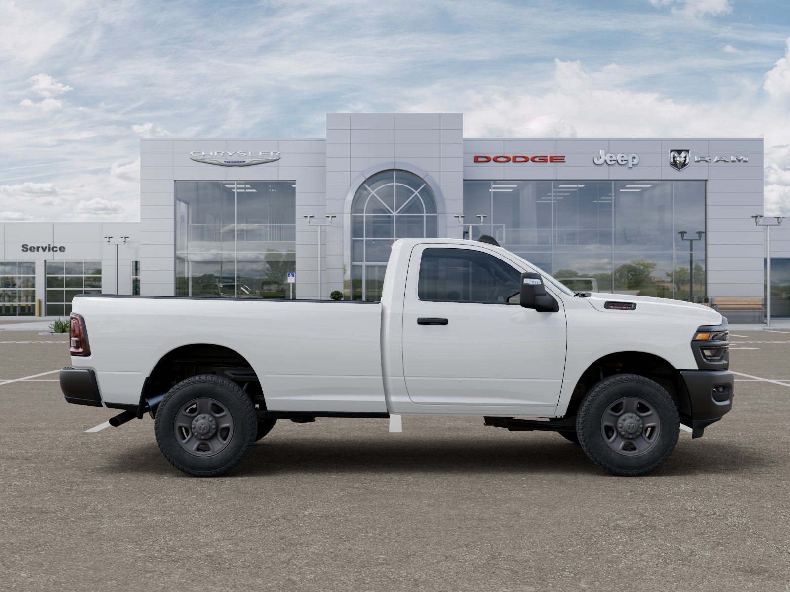 New 2026 Bright White Clear-Coat Exterior Paint RAM Tradesman image 61