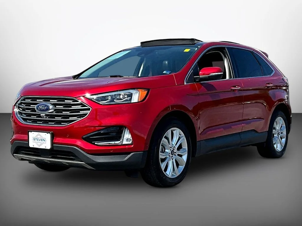 Used 2020 Red Ford Titanium image 3
