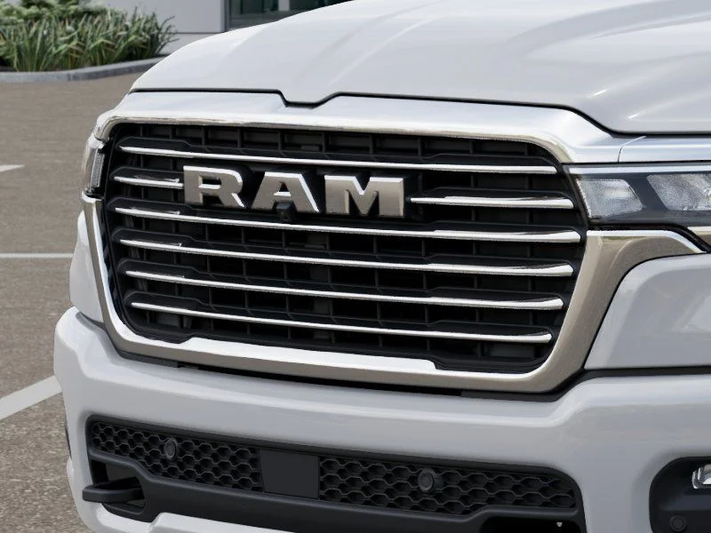 New 2026 Bright White Clear-Coat Exterior Paint RAM Laramie image 12