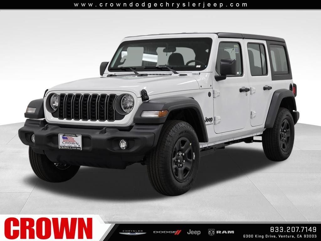 New 2026 Bright White Clear-Coat Exterior Paint Jeep Sport image 1