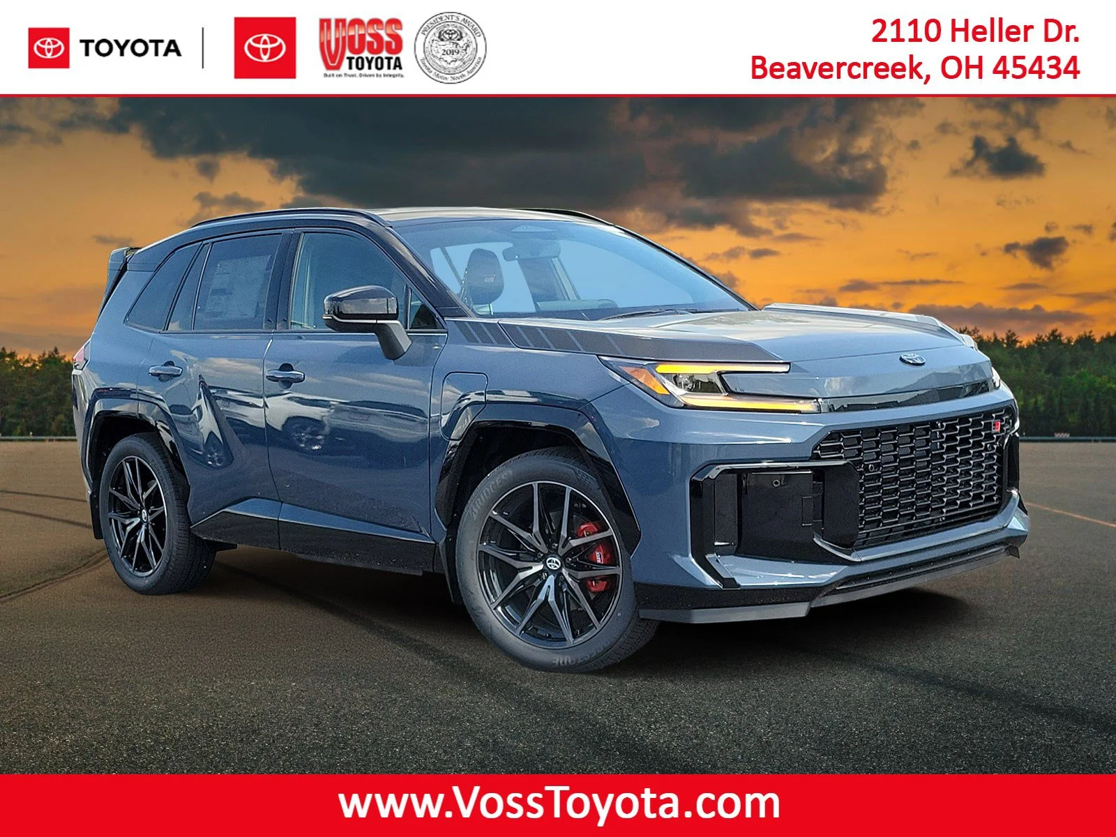 New 2026 Storm Cloud w/Midnight Black Metallic Roof Toyota GR Sport image 1