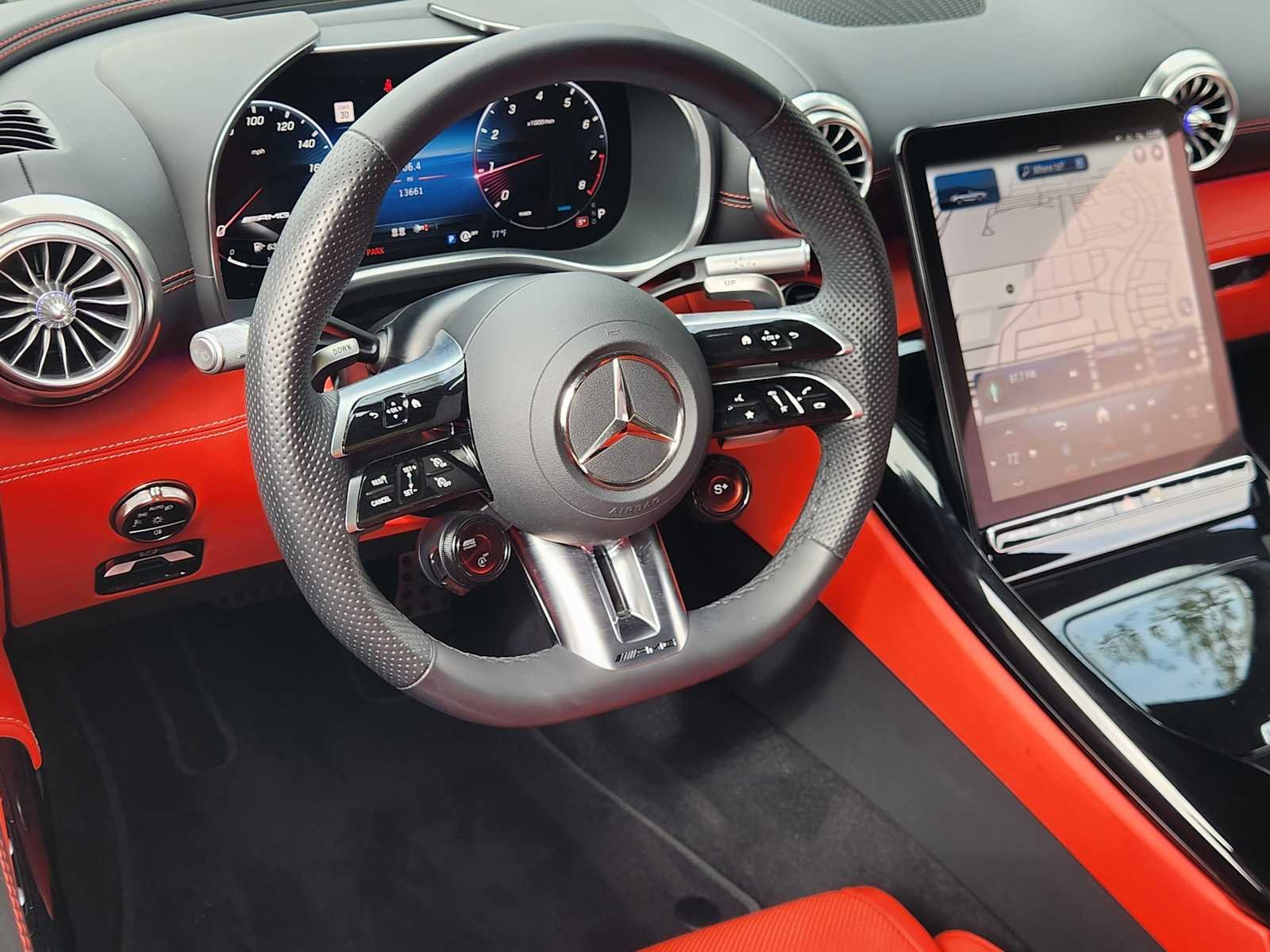 Certified Used 2025 MANUFAKTUR Alpine Grey Mercedes-Benz AMG® SL 43 image 25