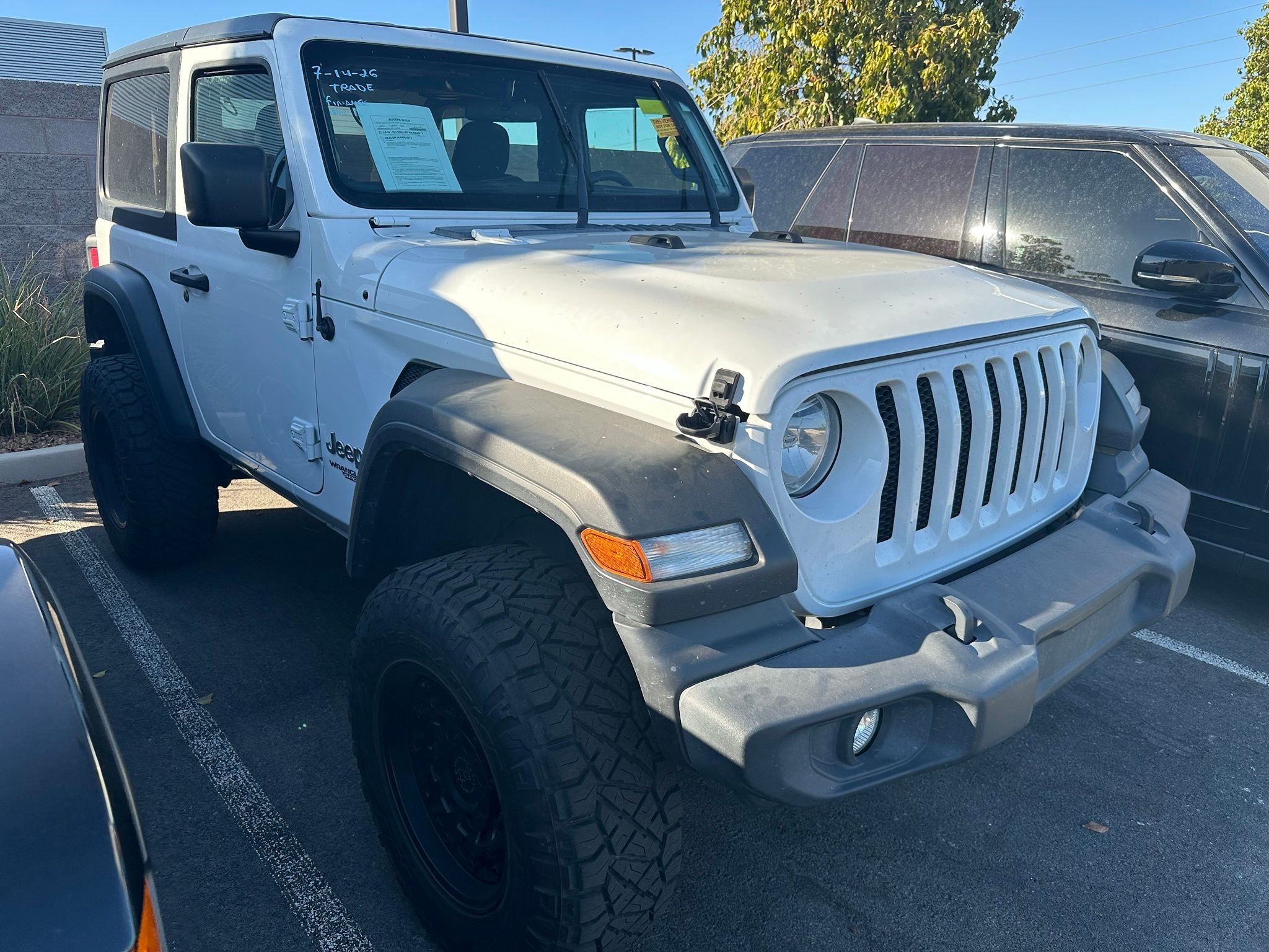 Used 2020 Bright White Clearcoat Jeep Sport image 3