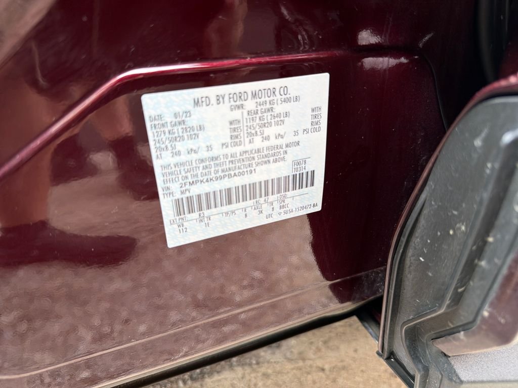 Used 2023 Red Ford Titanium image 24