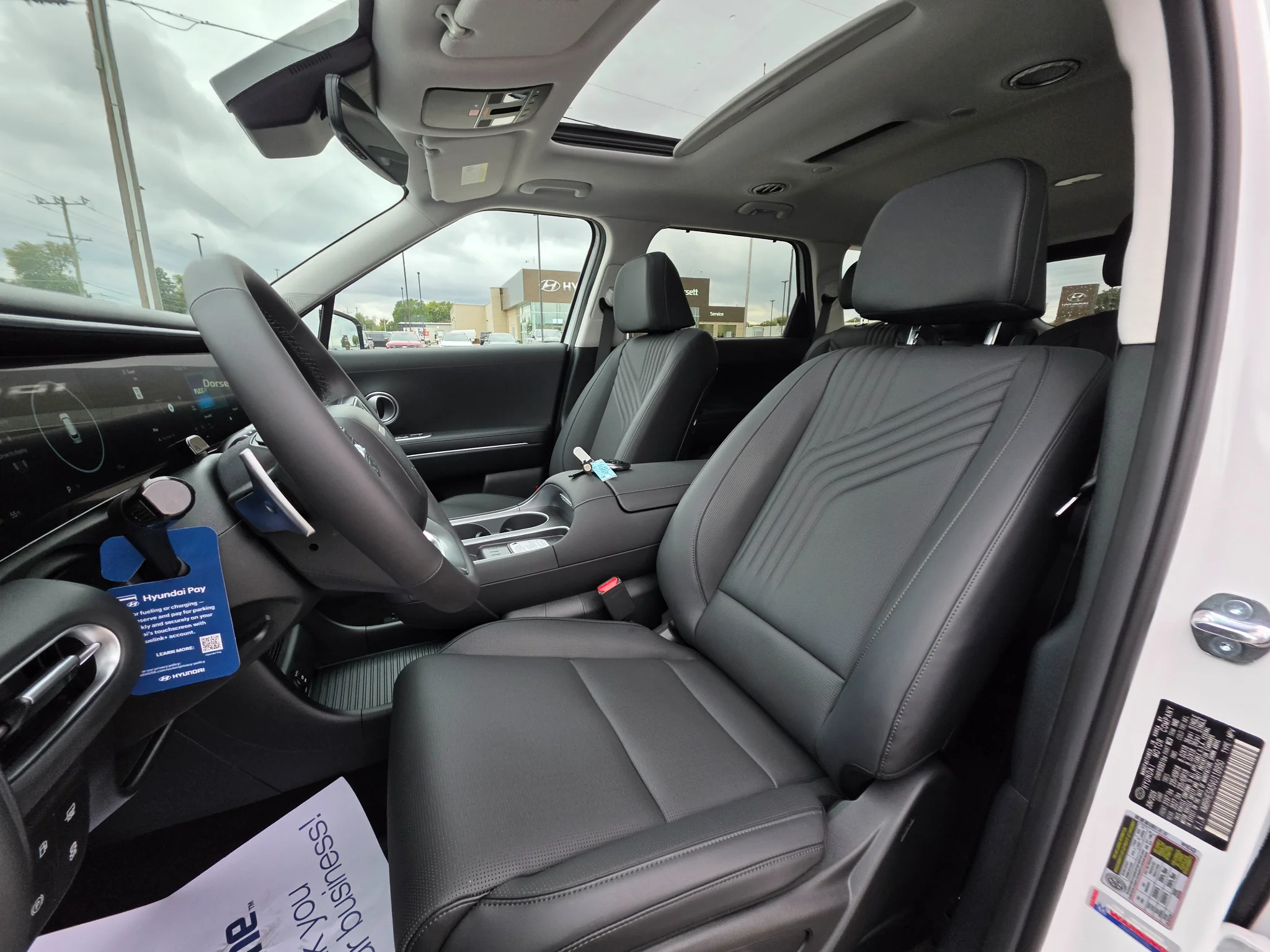 New 2027 Creamy White Pearl Hyundai SEL Premium 7P image 22