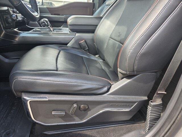 Used 2023 Carbonized Gray Metallic Ford LARIAT image 12