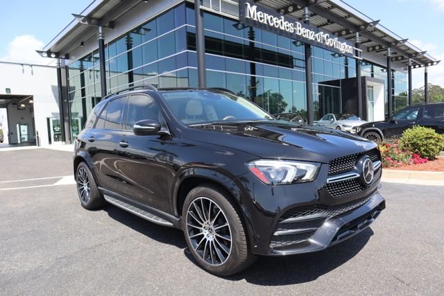Used 2022 Obsidian Black Metallic Mercedes-Benz GLE 350 image 1