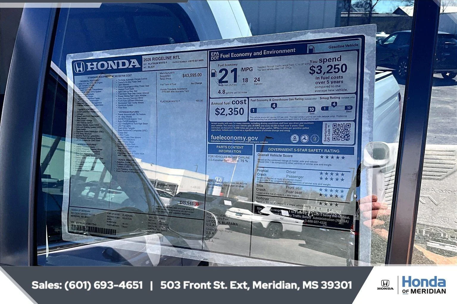 2026 Honda Ridgeline RTL - Photo 12