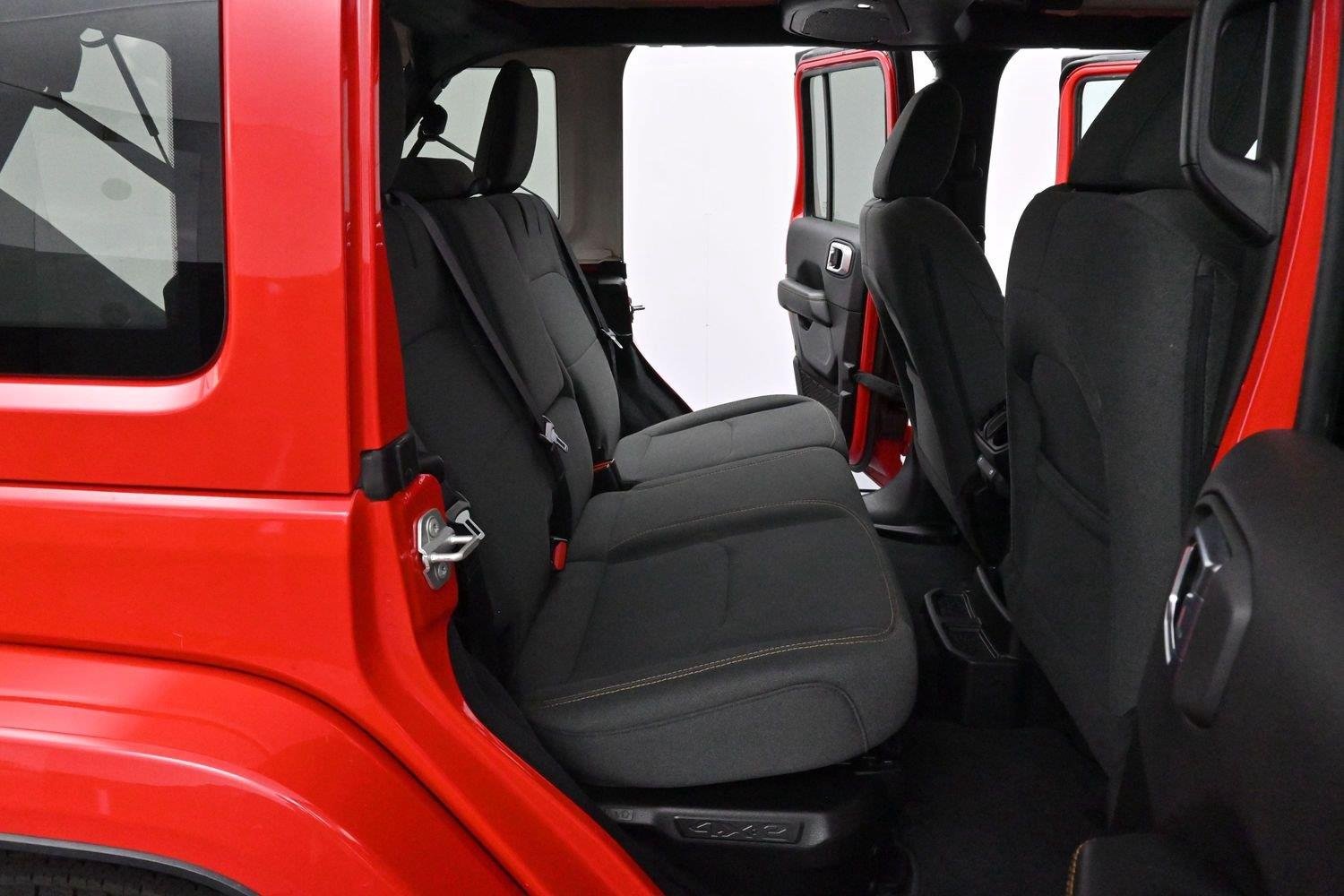 Used 2024 Firecracker Red Clearcoat Jeep Sahara image 28