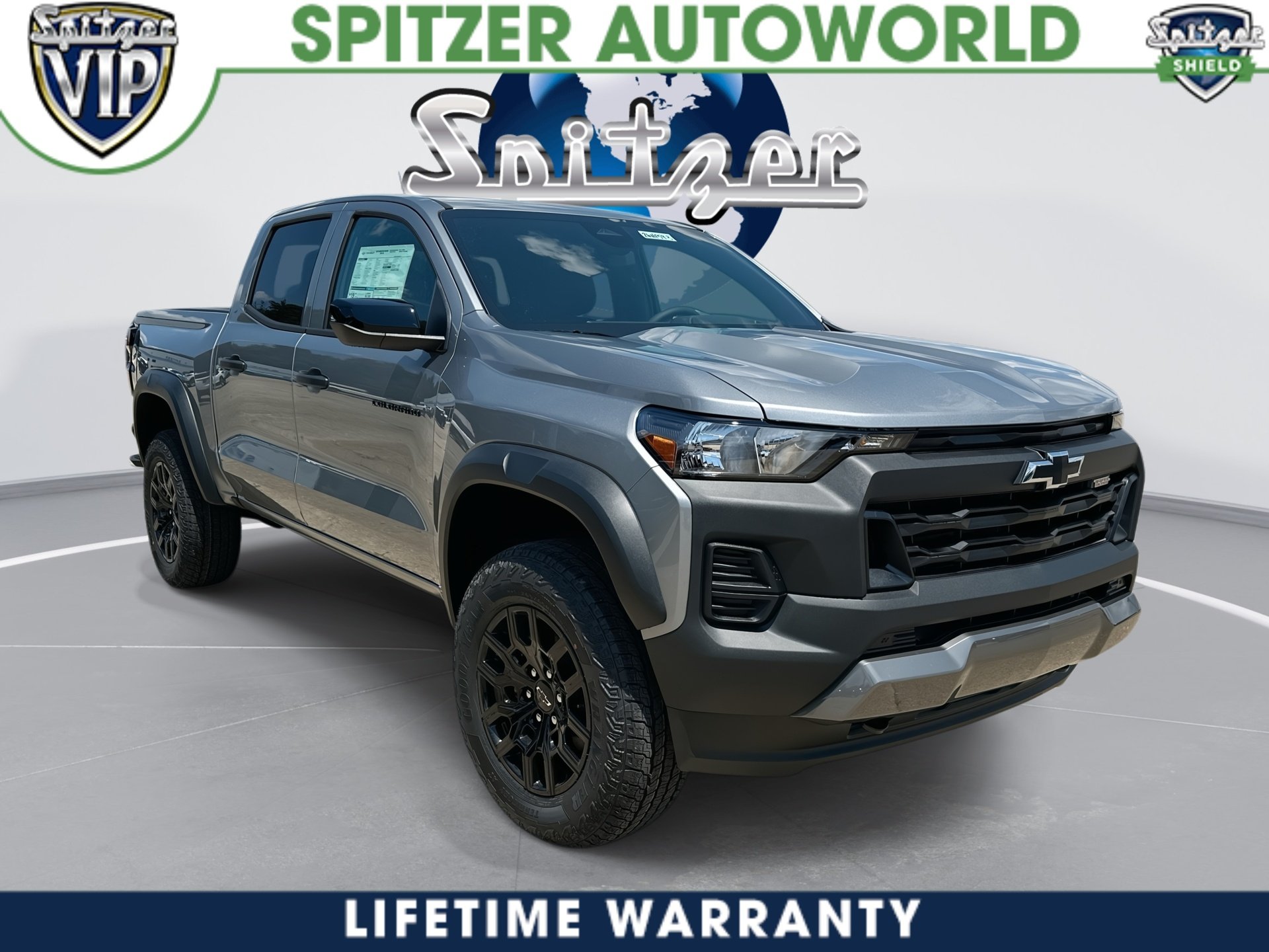 2026 Chevrolet Colorado Trail Boss Gray at Spitzer Autoworld Chevy Buick GMC Cadillac
