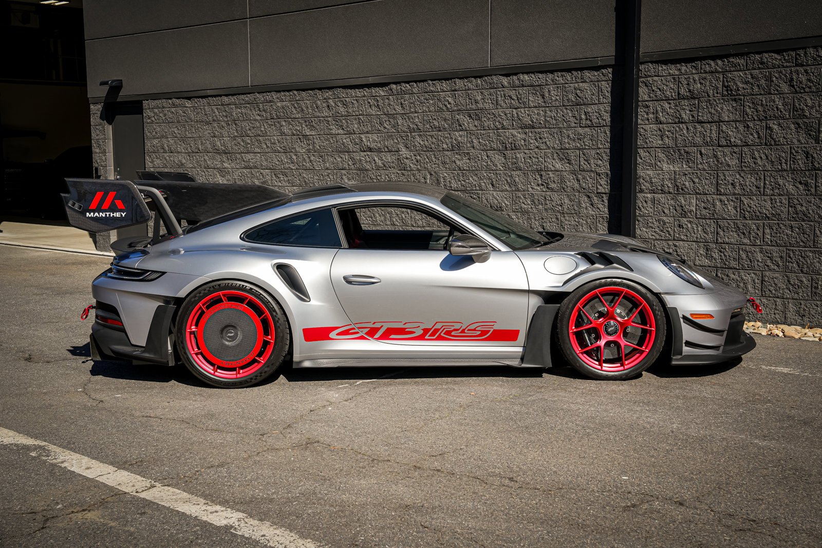 Used 2025 GT Silver Metallic Porsche GT3 RS Manthey image 8