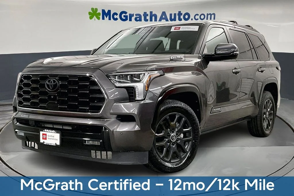 Certified Used 2024 Gray Toyota Platinum image 2