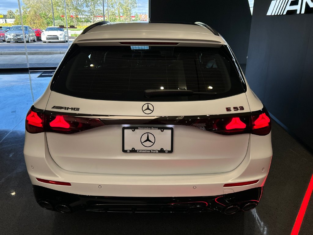 New 2027 MANUFAKTUR Moonlight White Magno Mercedes-Benz AMG® E 53 Hybrid Wagon image 6
